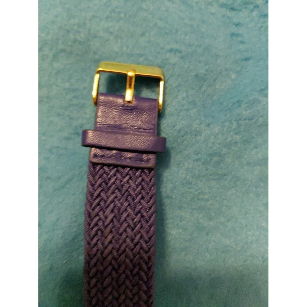 New Blue Stretch Band By Geneva Water Resistant Navy Blue Face Watch
